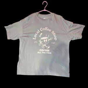 Local Coffee Shop Oversize T-Shirt (Twik, Simons)